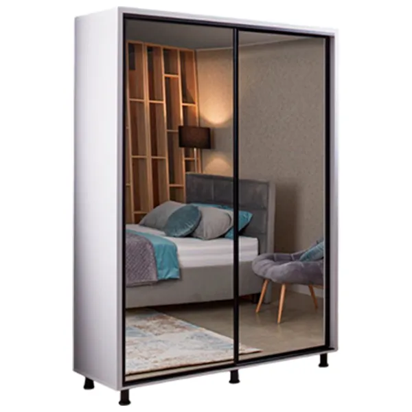 Dulap Ambianta Havana 120 x 58 x 224 / DSP / Alb photo 1