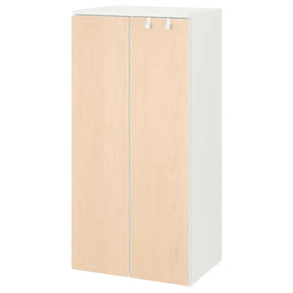 Шкаф Ikea Smastad/Platsa 50 x 40см x 208.5 / ДСП / Белый photo 1