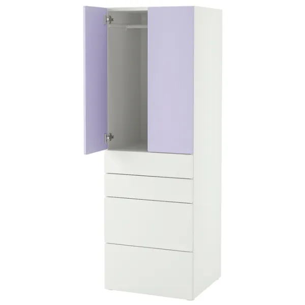 Dulap Ikea Smastad/Platsa 60 x 57 x 181 / DSP / Alb photo 1
