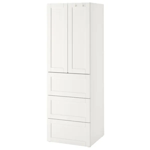 Шкаф Ikea Smastad/Platsa 60 x 57см x 181 / ДСП / Белый photo 1