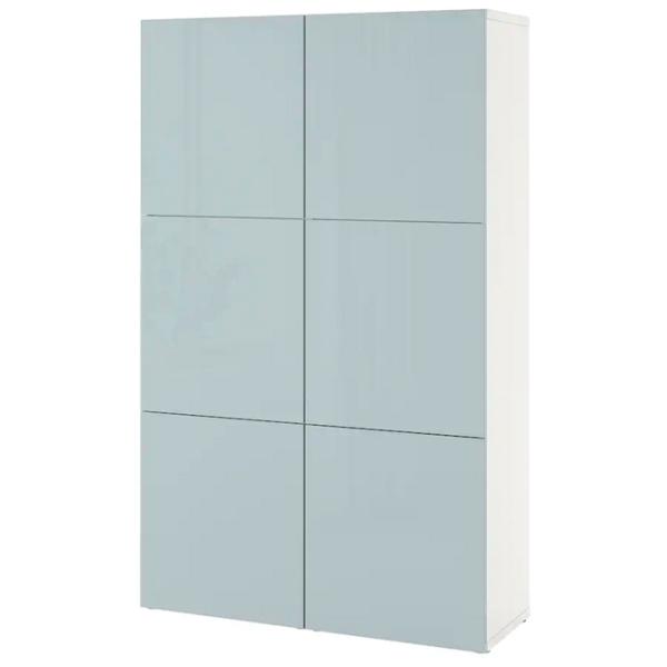 Шкаф Ikea Besta 120 x 42см x 193 / ДСП / Белый photo 1 Шкаф Ikea Besta 120 x 42см x 193 / ДСП / Белый photo 1