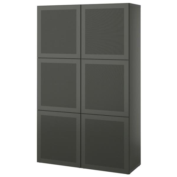 Dulap Ikea Besta 120 x 42 x 193 / DSP / Gri închis photo 1