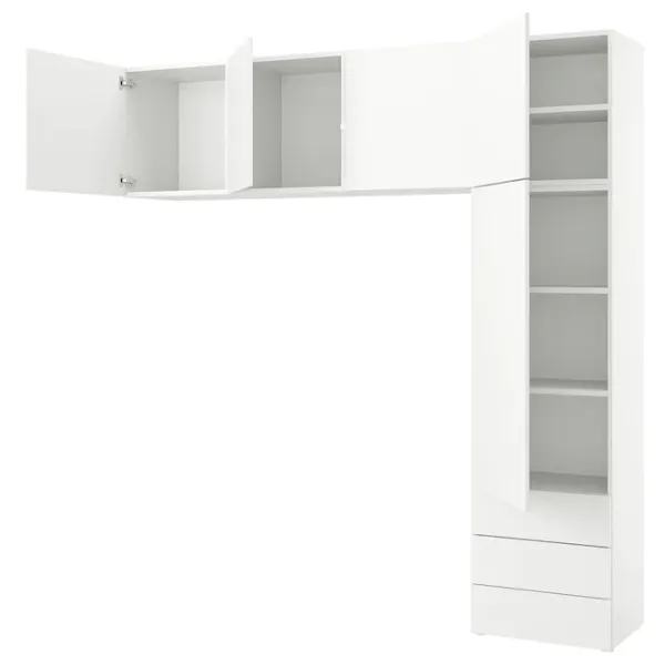 Dulap Ikea Platsa 240 x 42 x 241 / DSP / Alb photo 1