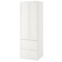 Шкаф Ikea Smastad/Platsa 50 x 57см x 206.5 / ДСП / Белый