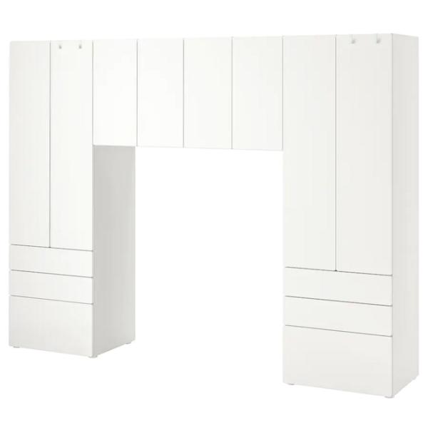 Dulap Ikea Smastad/Platsa 240 x 42 x 181 / DSP / Alb photo 1