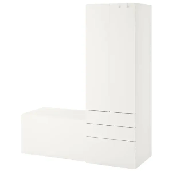Шкаф Ikea Smastad/Platsa 150 x 57см x 181 / ДСП / Белый photo 1