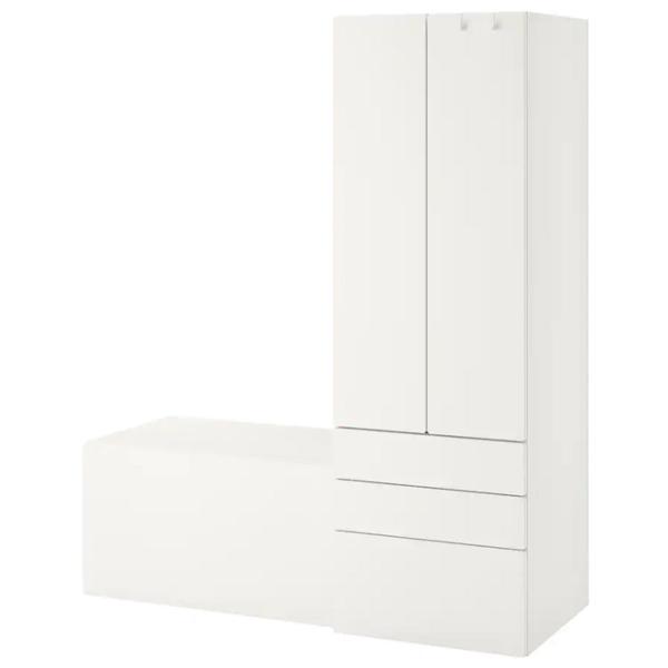 Шкаф Ikea Smastad/Platsa 150 x 57см x 181 / ДСП / Белый photo 1