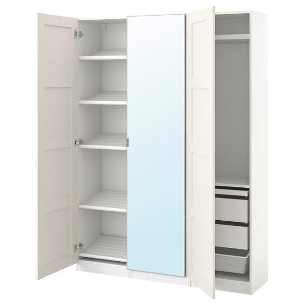 Dulap Ikea Pax/Bergsbo/Aheim 150 x 38 x 201.2 / DSP / Alb photo 1