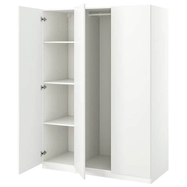 Шкаф Ikea Pax/Forsand 150 x 60см x 201.2 / ДСП / Белый photo 1