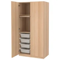 Шкаф Ikea Pax/Forsand 100 x 60см x 201.2 / ДСП / Имитация Состаренного Дуба