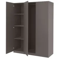 Шкаф Ikea Pax/Forsand 150 x 60см x 201 / ДСП / Темно серый