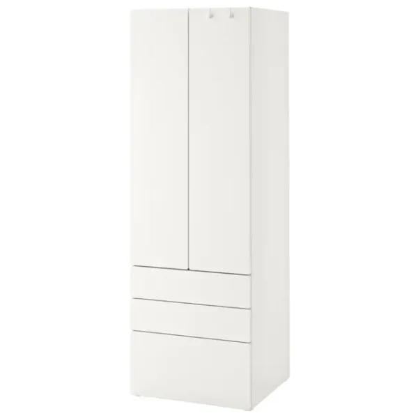 Шкаф Ikea Smastad/Platsa 60 x 57см x 181 / ДСП / Белый photo 1