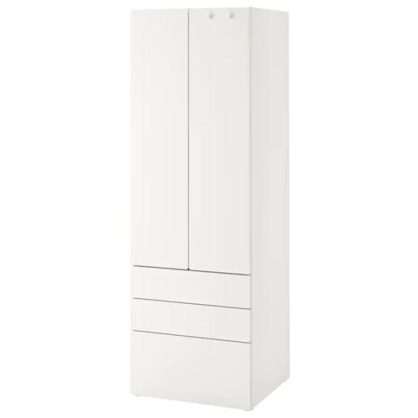 Шкаф Ikea Smastad/Platsa 60 x 57см x 181 / ДСП / Белый photo 1