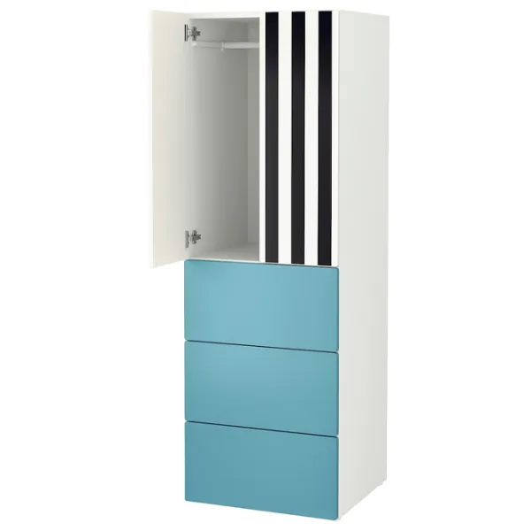Dulap Ikea Smastad/Platsa 60 x 57 x 181 / DSP / Alb photo 1