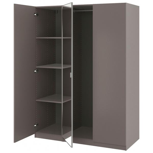 Шкаф Ikea Pax/Forsand/Aheim 150 x 60см x 201.2 / ДСП / Темно серый photo 1