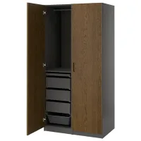 Dulap Ikea Pax/Tonstad 100 x 60 x 201.2 / DSP / Gri închis