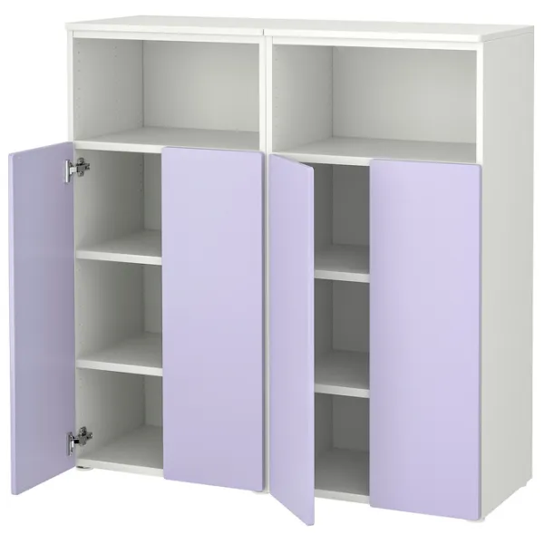 Шкаф Ikea Smastad/Platsa 120 x 42см x 123 / ДСП / Белый photo 1