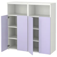 Шкаф Ikea Smastad/Platsa 120 x 42см x 123 / ДСП / Белый