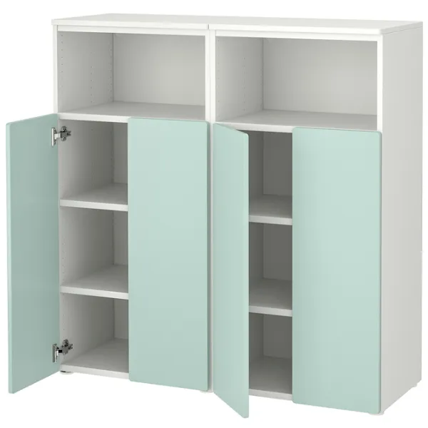 Шкаф Ikea Smastad/Platsa 120 x 42см x 123 / ДСП / Белый photo 1