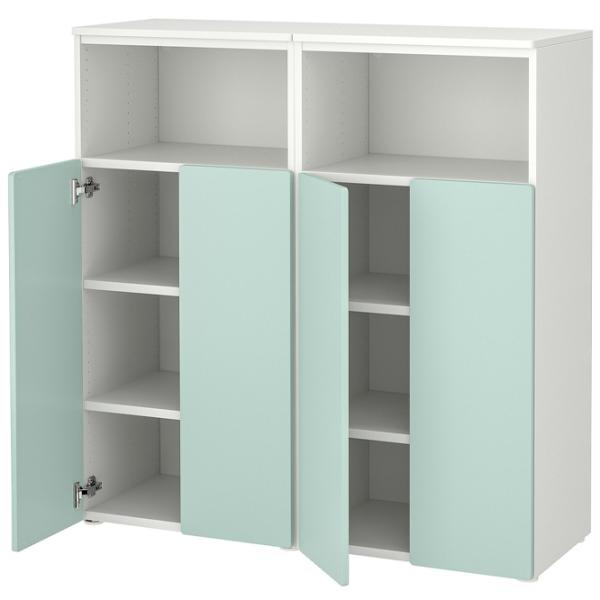 Шкаф Ikea Smastad/Platsa 120 x 42см x 123 / ДСП / Белый photo 1