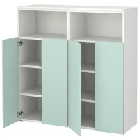 Шкаф Ikea Smastad/Platsa 120 x 42см x 123 / ДСП / Белый