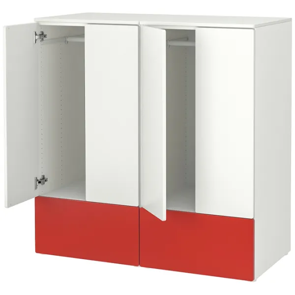 Dulap Ikea Smastad/Platsa 120 x 57 x 123 / DSP / Alb photo 1