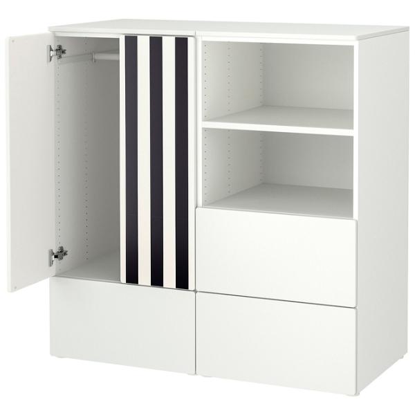 Шкаф Ikea Smastad/Platsa 120 x 57см x 123 / ДСП / Белый photo 1