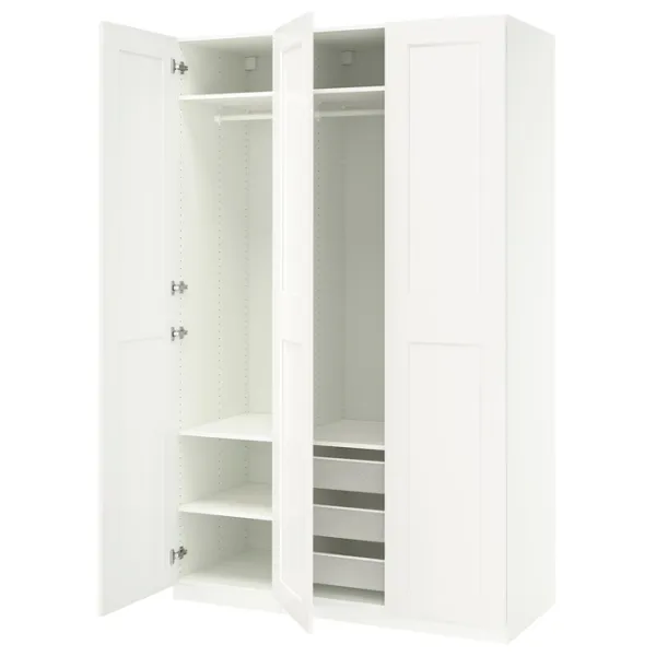 Dulap Ikea Pax/Grimo 150 x 60 x 236.4 / DSP / Alb photo 1
