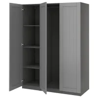 Шкаф Ikea Pax/Gullaberg 150 x 60см x 201.2 / ДСП / Темно серый