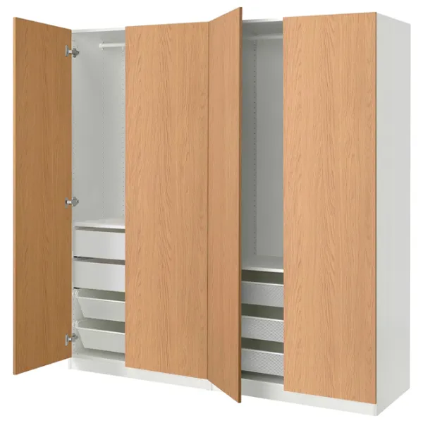 Dulap Ikea Pax/Storklinta 200 x 66 x 201.2 / DSP / Alb photo 1