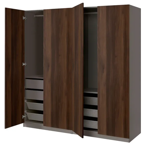 Dulap Ikea Pax/Storklinta 200 x 66 x 201.2 / DSP / Gri închis photo 1