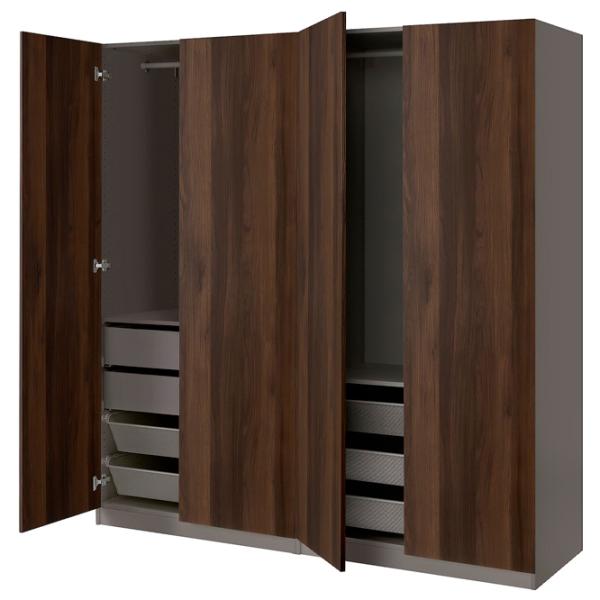 Dulap Ikea Pax/Storklinta 200 x 66 x 201.2 / DSP / Gri închis photo 1