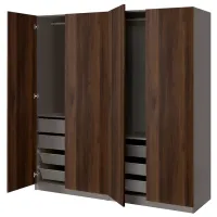 Dulap Ikea Pax/Storklinta 200 x 66 x 201.2 / DSP / Gri închis