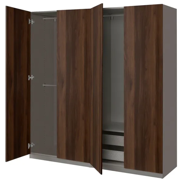 Dulap Ikea Pax/Storklinta 200 x 60 x 201.2 / DSP / Gri închis photo 1