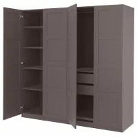 Dulap Ikea Pax/Bergsbo 200 x 60 x 201.2 / DSP / Gri închis