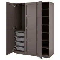 Dulap Ikea Pax/Bergsbo 150 x 60 x 201.2 / DSP / Gri închis