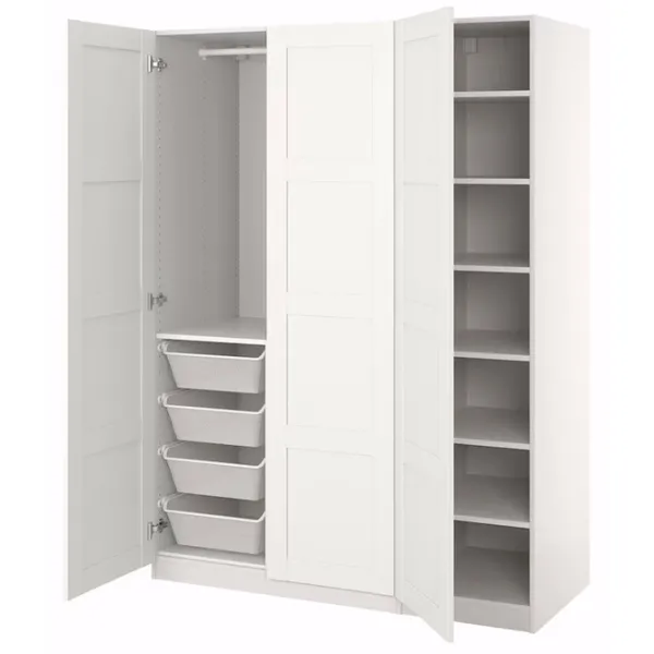Dulap Ikea Pax/Bergsbo 150 x 60 x 201.2 / DSP / Alb photo 1