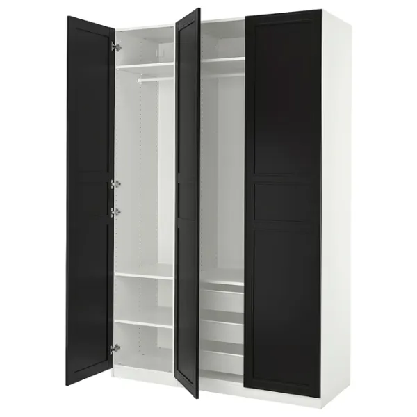 Шкаф Ikea Pax/Flisberget 150 x 60см x 236.4 / ДСП / Белый photo 1 Шкаф Ikea Pax/Flisberget 150 x 60см x 236.4 / ДСП / Белый photo 1
