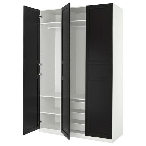 Шкаф Ikea Pax/Flisberget 150 x 60см x 236.4 / ДСП / Белый photo 1 Шкаф Ikea Pax/Flisberget 150 x 60см x 236.4 / ДСП / Белый photo 1