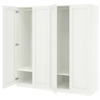 Шкаф Ikea Pax/Gullaberg 200 x 60см x 201.2 / ДСП / Белый