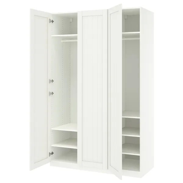 Шкаф Ikea Pax/Gullaberg 150 x 60см x 236.4 / ДСП / Белый photo 1