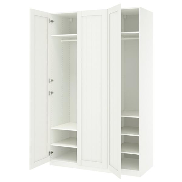 Шкаф Ikea Pax/Gullaberg 150 x 60см x 236.4 / ДСП / Белый photo 1