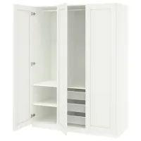 Шкаф Ikea Pax/Gullaberg 150 x 60см x 201.2 / ДСП / Белый