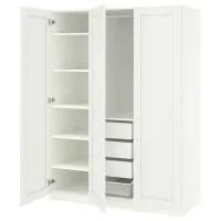 Шкаф Ikea Pax/Gullaberg 150 x 60см x 201.2 / ДСП / Белый