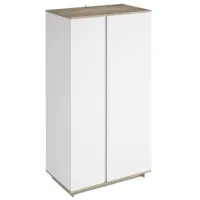 Dulap Magnus Concept 100 x 60 x 200 / PAL / Nimfea alb - Craft gri