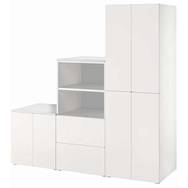 Шкаф Ikea Smastad/Platsa 181 x 57см x 180 / ДСП / Белый photo 1