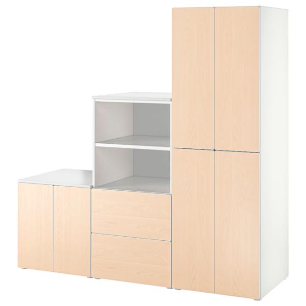 Шкаф Ikea Smastad/Platsa 181 x 57см x 180 / ДСП / Белый photo 1