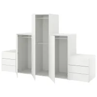 Шкаф Ikea Platsa 300 x 57см x 181.1 / ДСП / Белый