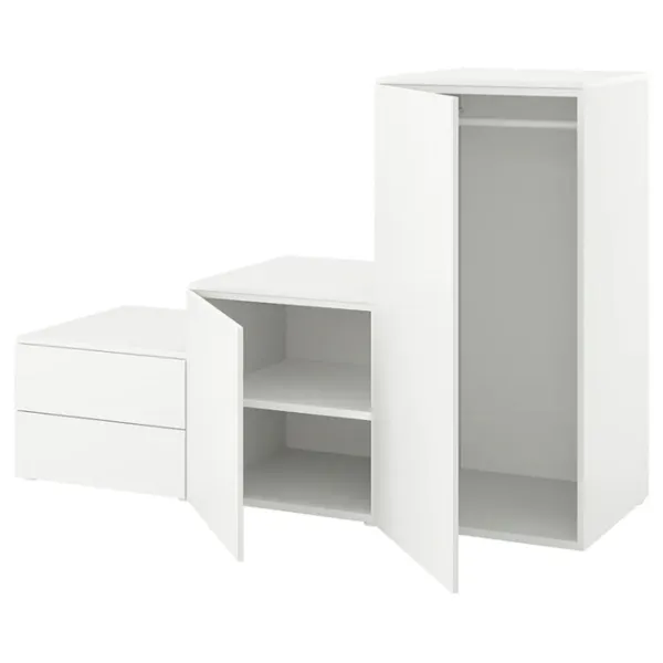 Шкаф Ikea Platsa 180 x 57см x 122.9 / ДСП / Белый photo 1