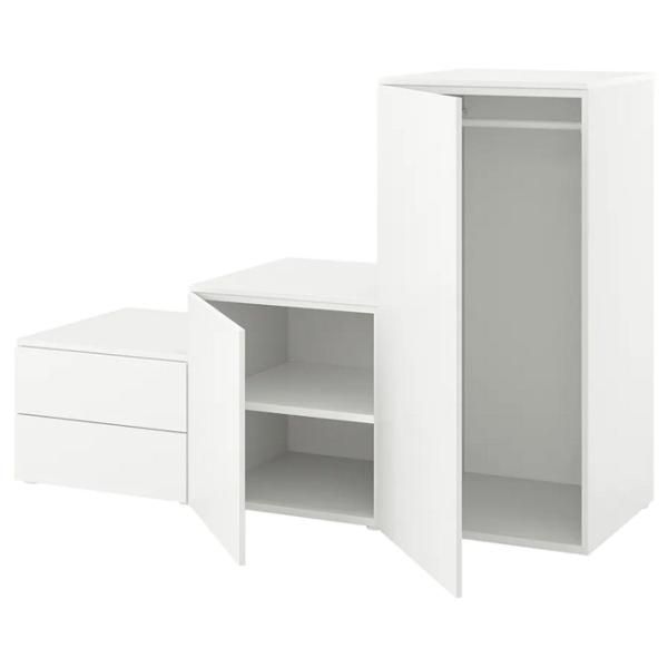 Шкаф Ikea Platsa 180 x 57см x 122.9 / ДСП / Белый photo 1